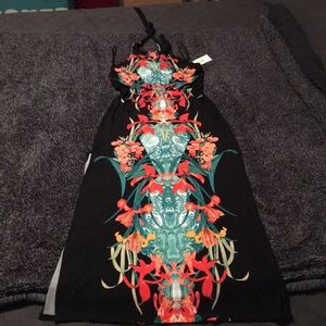 NWT Women's exotic strapless dress.